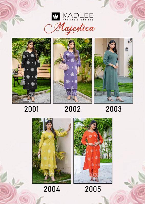 Kadlee majestica coord set Ladies kurti wholesale market